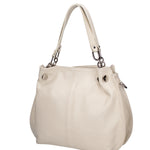 Ereba Borsa a mano da donna Made in Italy 100% pelle 3305-S37 LATTE Gave Lux