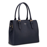 Borsa a mano da donna 100% pelle vegana PU 716-2PT-NAVYBLUE Diana&co
