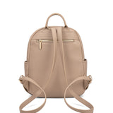 Zaino da donna in pelle vegana Casual 740-2PT-BISCUIT Diana&co