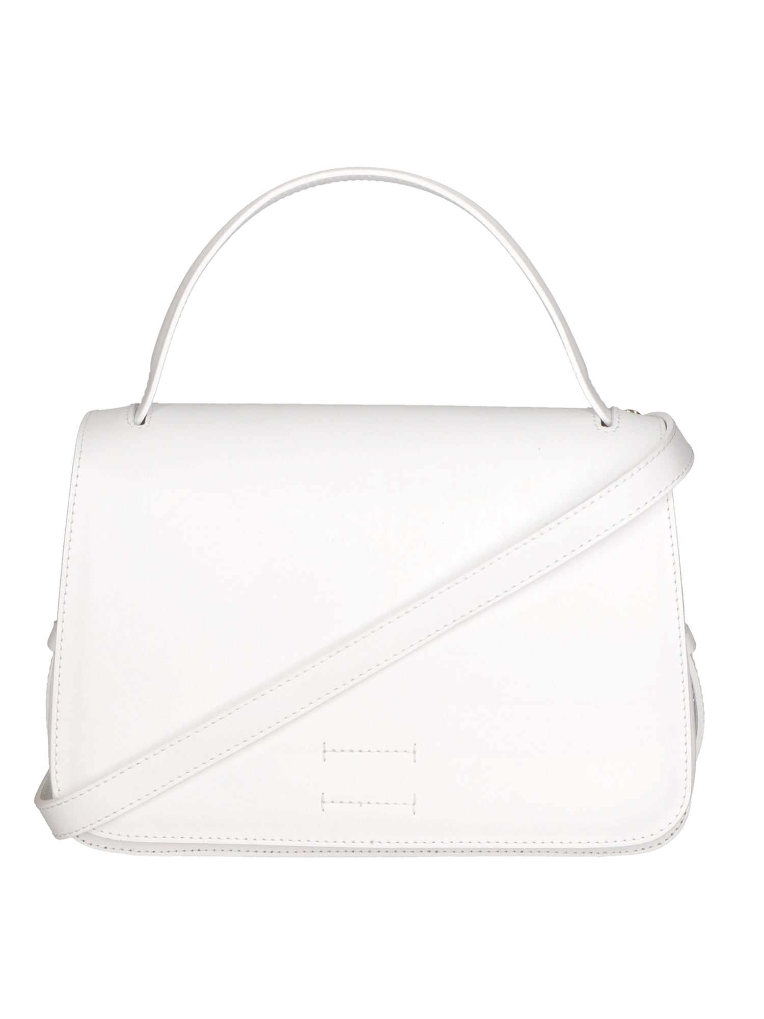 Lucia Borsa a mano da donna 100% pelle 04514-L101 BIANCO Gave Lux