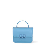 Borsa a tracolla da donna 100% Pvc FLAT-EAR 24-SUGAR BLUE Marc Ellis