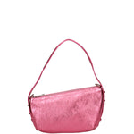 Borsa a spalla da donna Vera pelle e metallo 07228-L025 FUXIA CHIARO Roberta Rossi