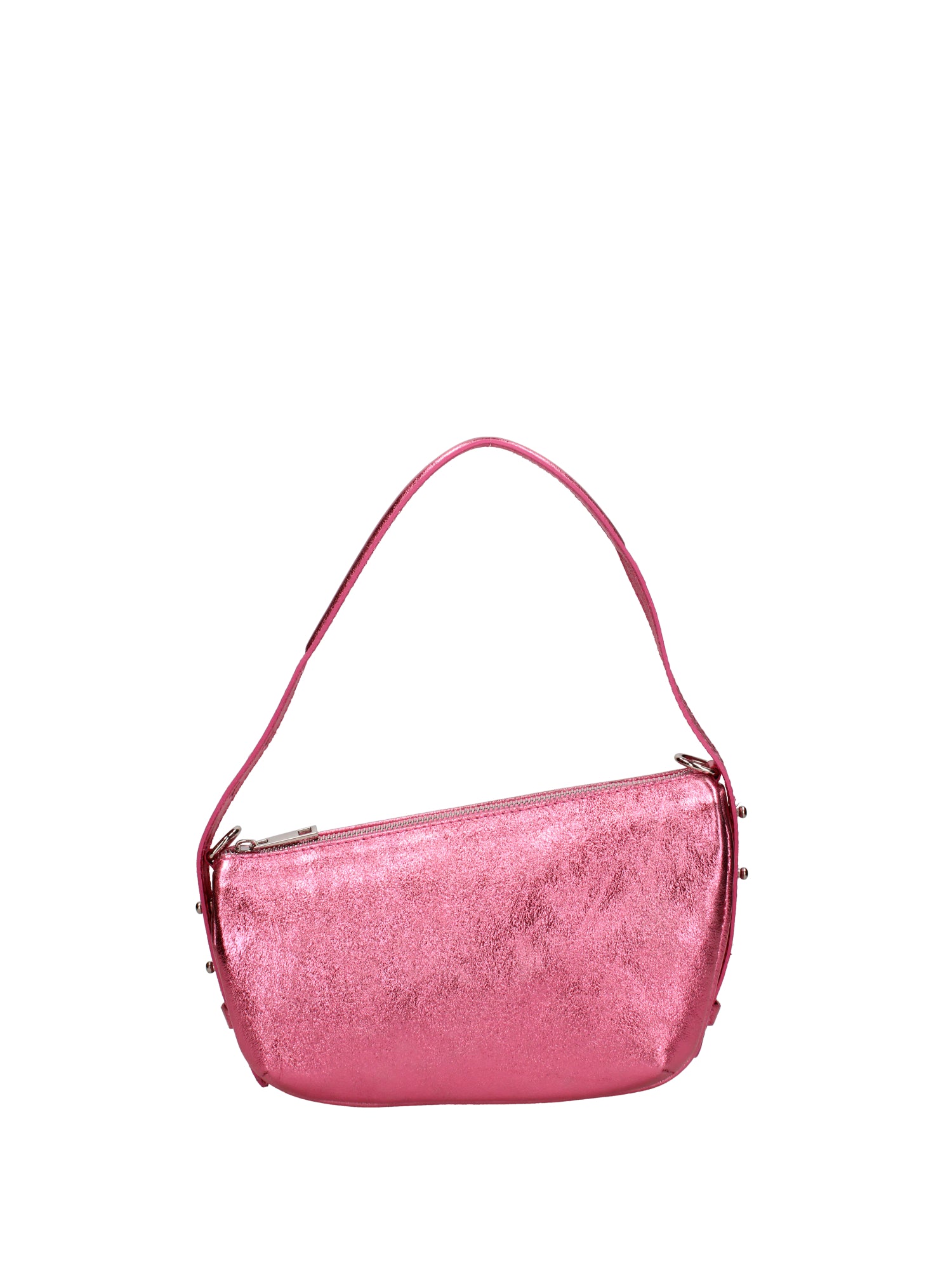 Borsa a spalla da donna Vera pelle e metallo 07228-L025 FUXIA CHIARO Roberta Rossi
