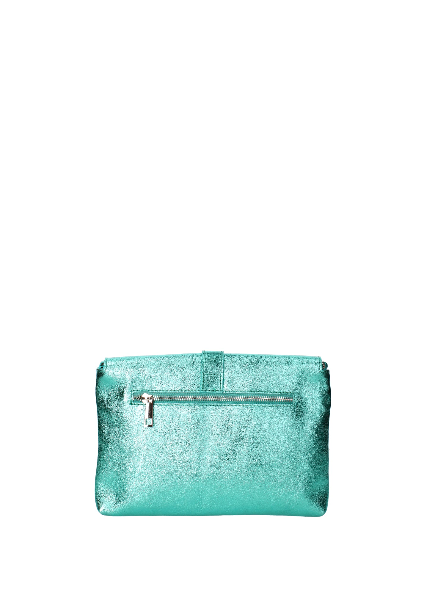 Borsa a mano da donna Vera pelle 07163-L037 TURCHESE Viola Castellani