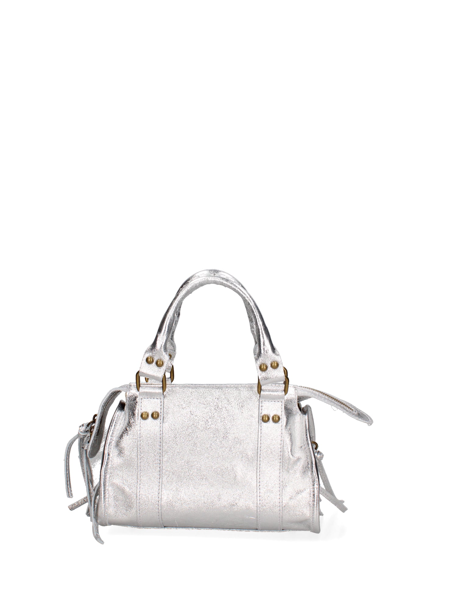 Solara Borsa a spalla da donna Vera pelle 06091 LM-L001 ARGENTO Gave Lux