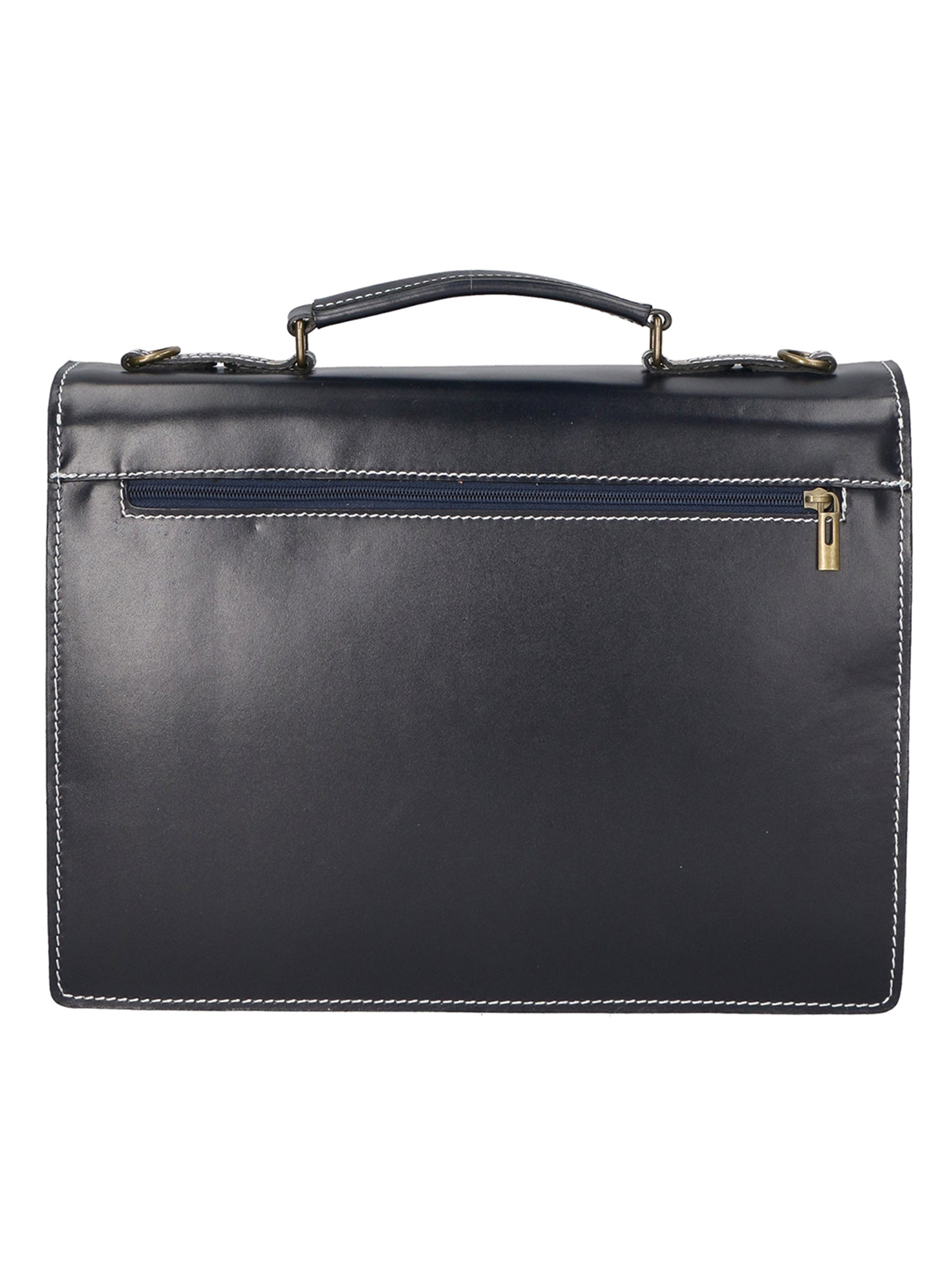Ivo 7003-BLU Borsa da lavoro unisex in vera pelle Gave Lux