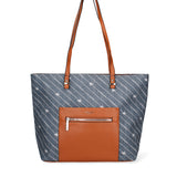 Borsa Shopper da donna 100% PVC F21054-BLUE JEANS David Jones
