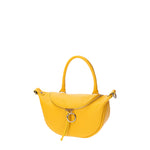Mae Borsa a mano da donna Vera pelle 07142-D04 GIALLO Viola Castellani