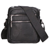Borsa a tracolla uomo 100% pelle PU PCL3055-BLACK Northampton Polo Club