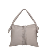 Borsa a spalla da donna Vera pelle 07172-S86 GRIGIO Viola Castellani