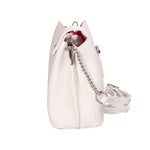 Eridana Borsa a tracolla da donna Vera pelle 1137-BIANCO Gave Lux