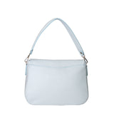 Sabina Borsa a spalla da donna Vera pelle 07139-D92 CELESTE Viola Castellani