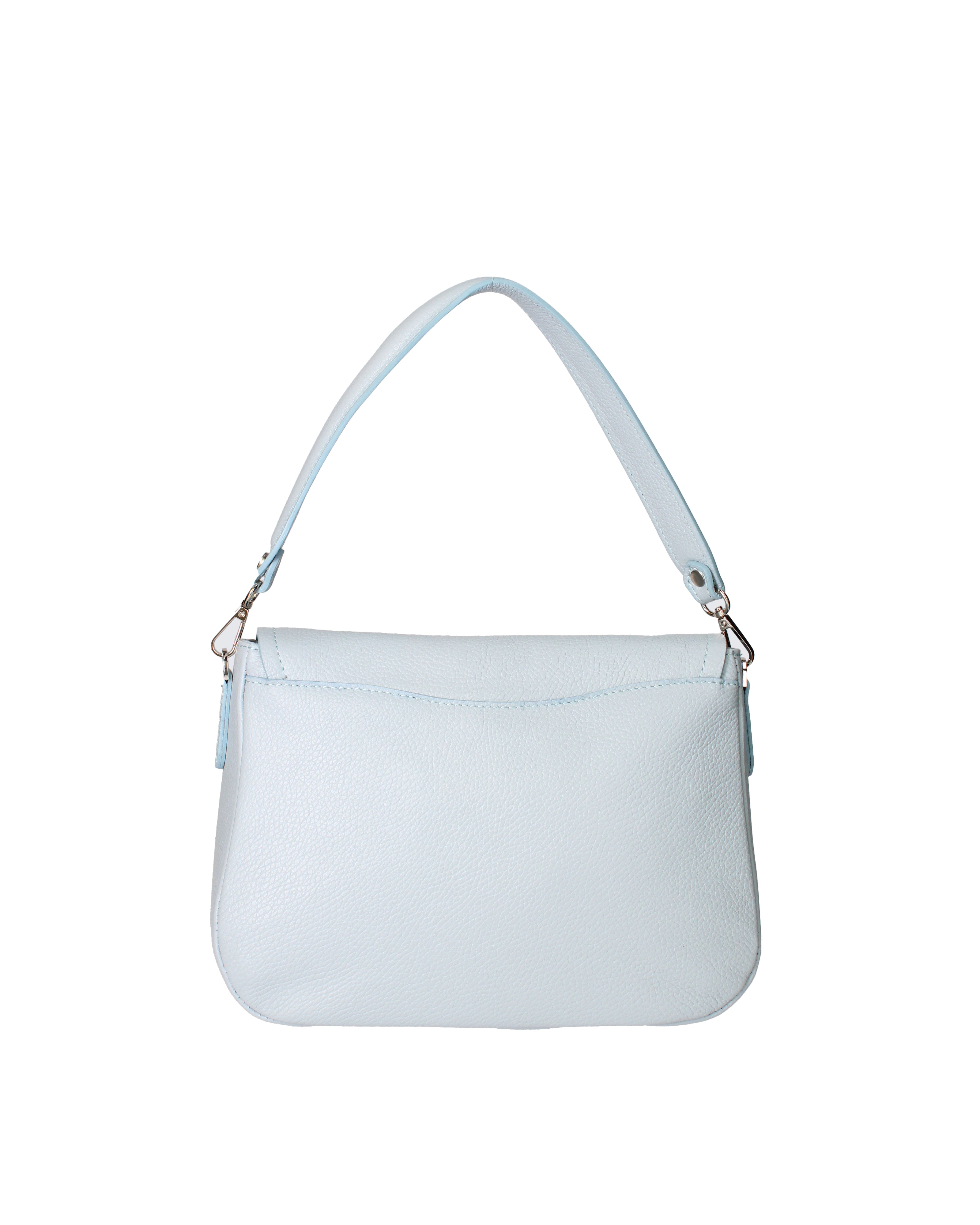 Sabina Borsa a spalla da donna Vera pelle 07139-D92 CELESTE Viola Castellani