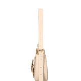 Borsa a spalla da donna 100% vera pelle 07213-L116 BEIGE Roberta Rossi