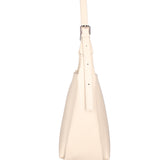 Borsa a spalla da donna Misto pelle e tessuto 07157-D37 LATTE Roberta Rossi