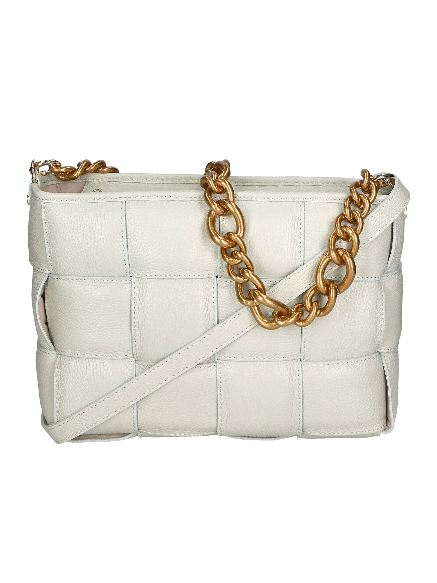 Agostina Borsa a mano da donna Vera pelle 04691-D69 ARTIC TEAL Gave Lux