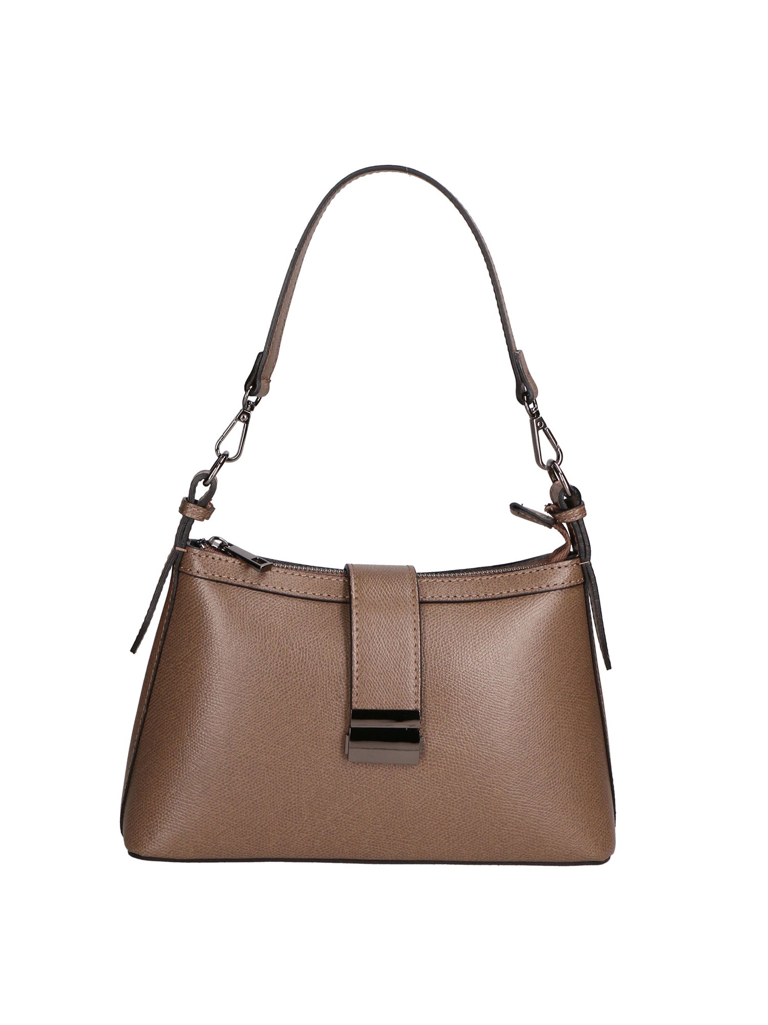 Aurelia Borsa a spalla da donna Vera pelle 05694-PL40 TAUPE Gave Lux