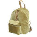 Belluno 8933-VERDE Zaino da donna in velluto Gave Lux