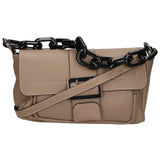 Aubrey Borsa a spalla da donna Vera pelle 05477-D40 TAUPE Gave Lux