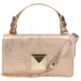 Hellen Borsa a mano da donna Vera pelle 06010-L024 CHAMPAGNA Gave Lux