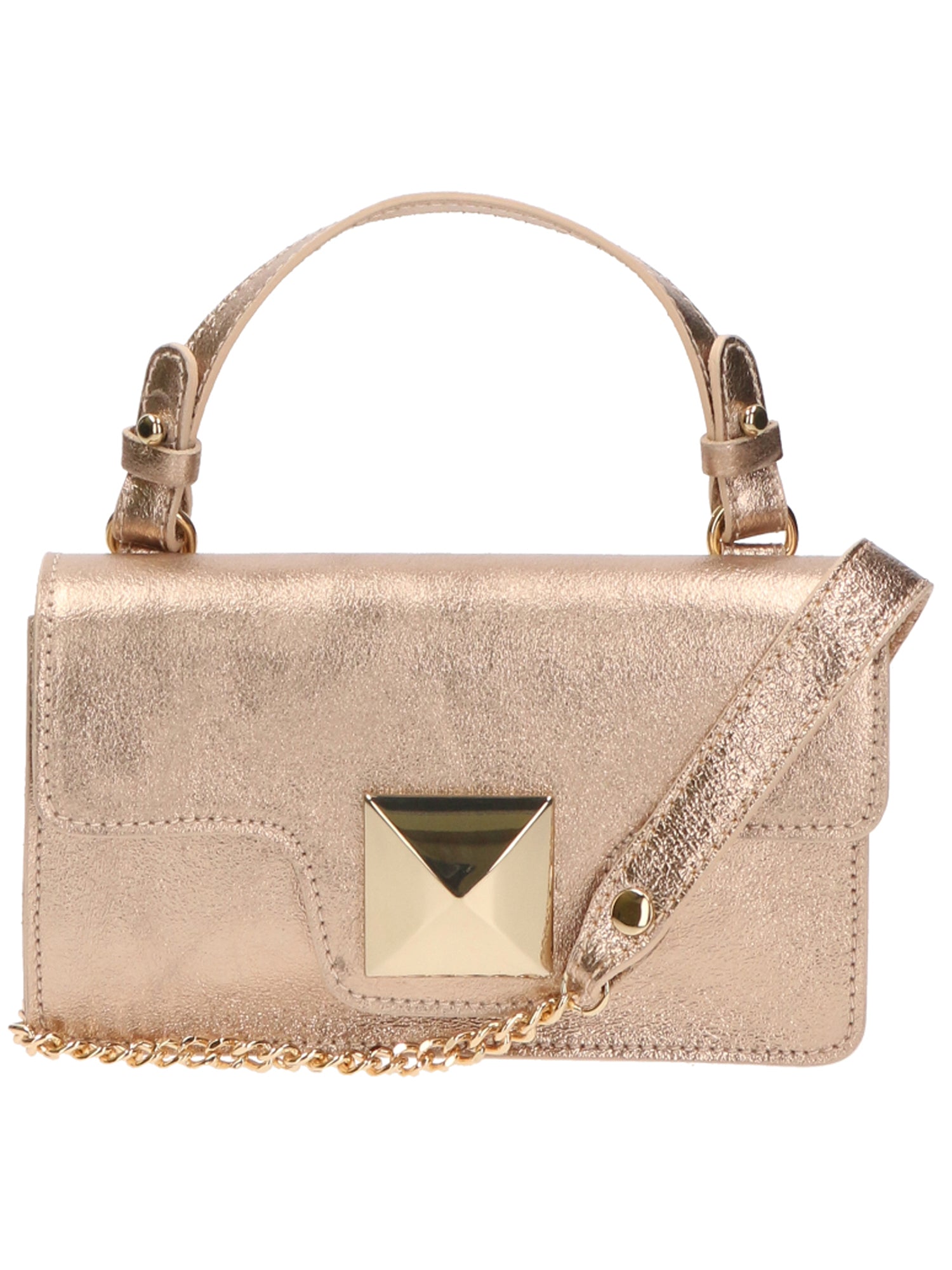 Hellen Borsa a mano da donna Vera pelle 06010-L024 CHAMPAGNA Gave Lux