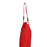 Borsa a spalla da donna Vera pelle 07312-D17 ROSSO+L032 Roberta Rossi