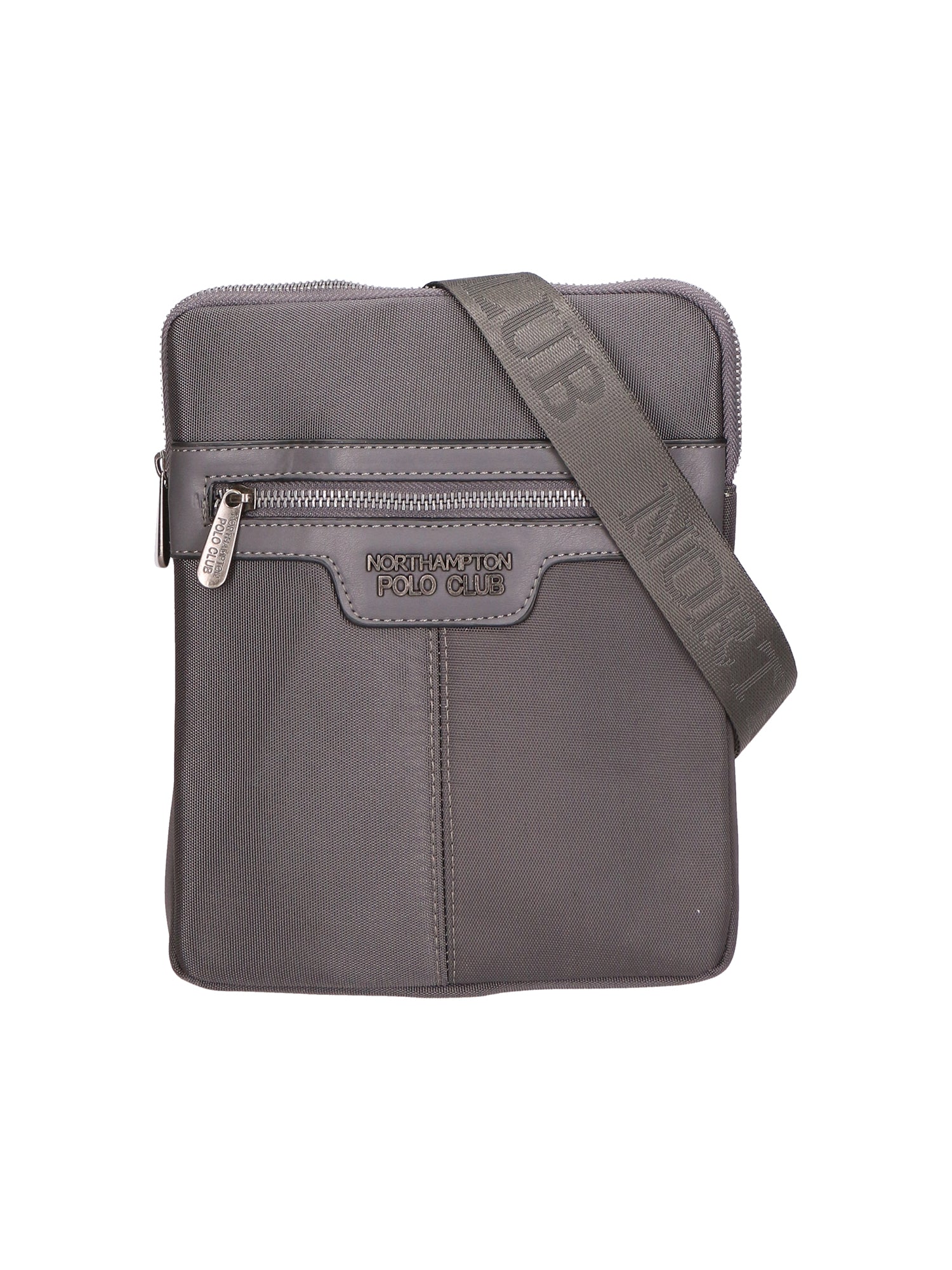 Borsa a tracolla uomo in pelle PU Casual PCL3154-GREY Northampton Polo Club