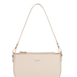 Borsa a spalla da donna 100% pelle vegana PU 711-2PT-BEIGE Diana&co