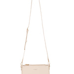 Borsa a spalla da donna 100% pelle vegana PU 711-2PT-BEIGE Diana&co