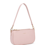 Borsa a spalla da donna 100% pelle vegana PU 711-2PT-LIGHT PINK Diana&co