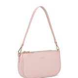 Borsa a spalla da donna 100% pelle vegana PU 711-2PT-LIGHT PINK Diana&co