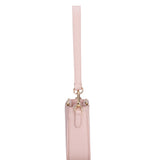 Borsa a spalla da donna 100% pelle vegana PU 711-2PT-LIGHT PINK Diana&co