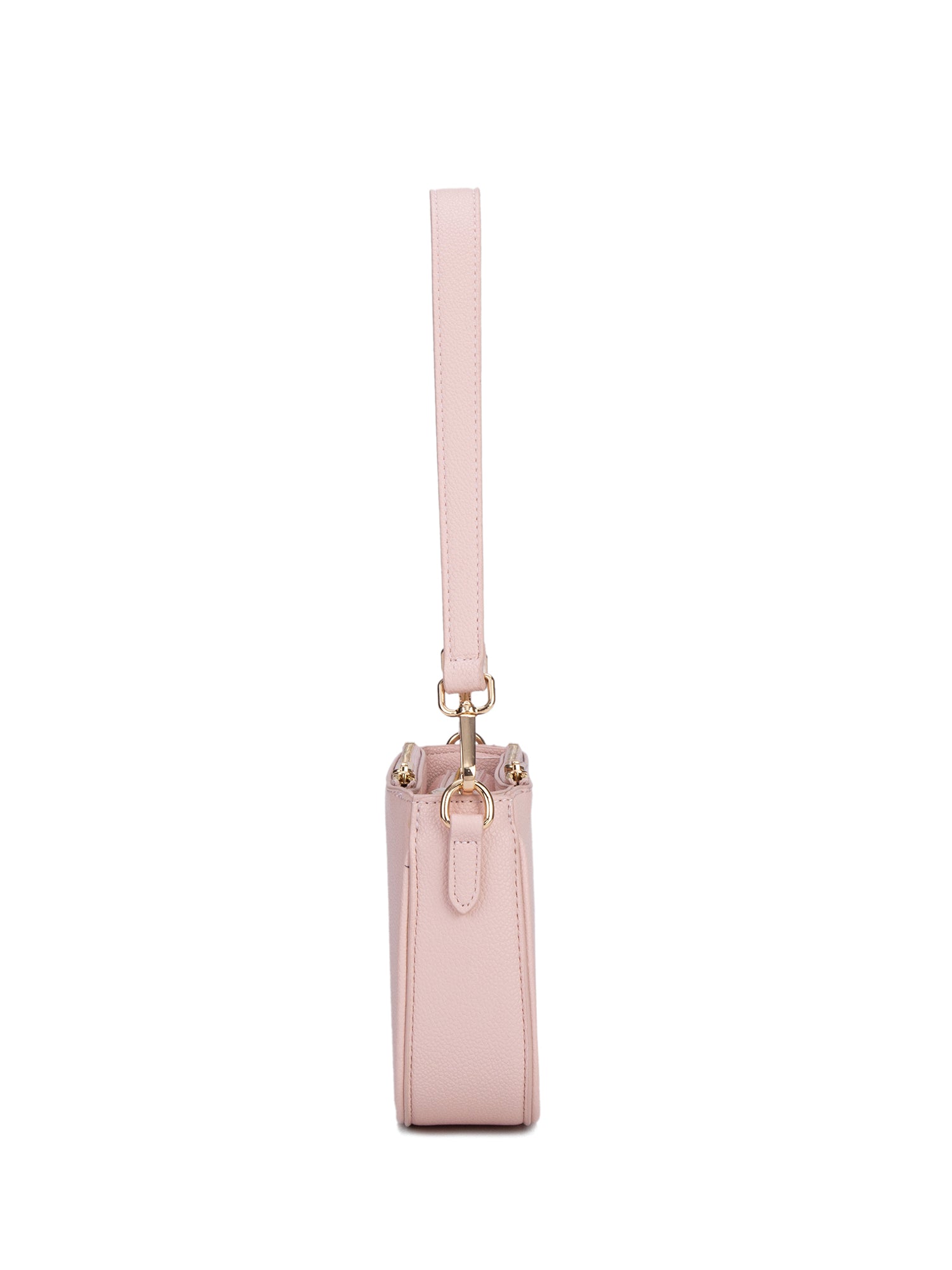 Borsa a spalla da donna 100% pelle vegana PU 711-2PT-LIGHT PINK Diana&co