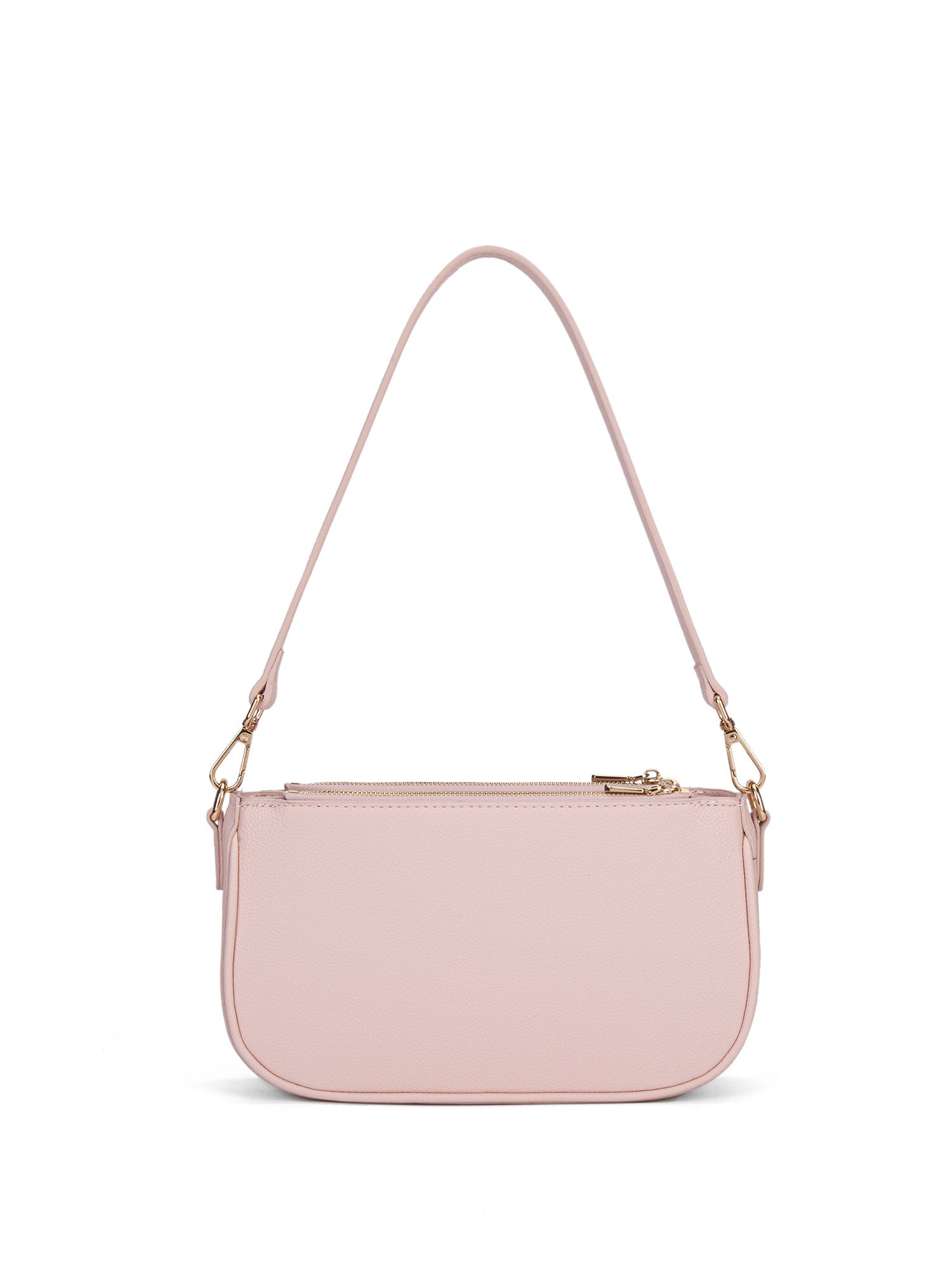 Borsa a spalla da donna 100% pelle vegana PU 711-2PT-LIGHT PINK Diana&co