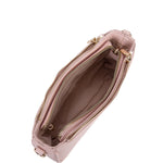 Borsa a spalla da donna 100% pelle vegana PU 711-2PT-LIGHT PINK Diana&co