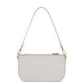 Borsa a spalla da donna 100% pelle vegana PU 711-2PT-WHITE Diana&co