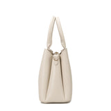 Borsa a mano da donna 100% pelle vegana PU 711-4PT-BEIGE Diana&co