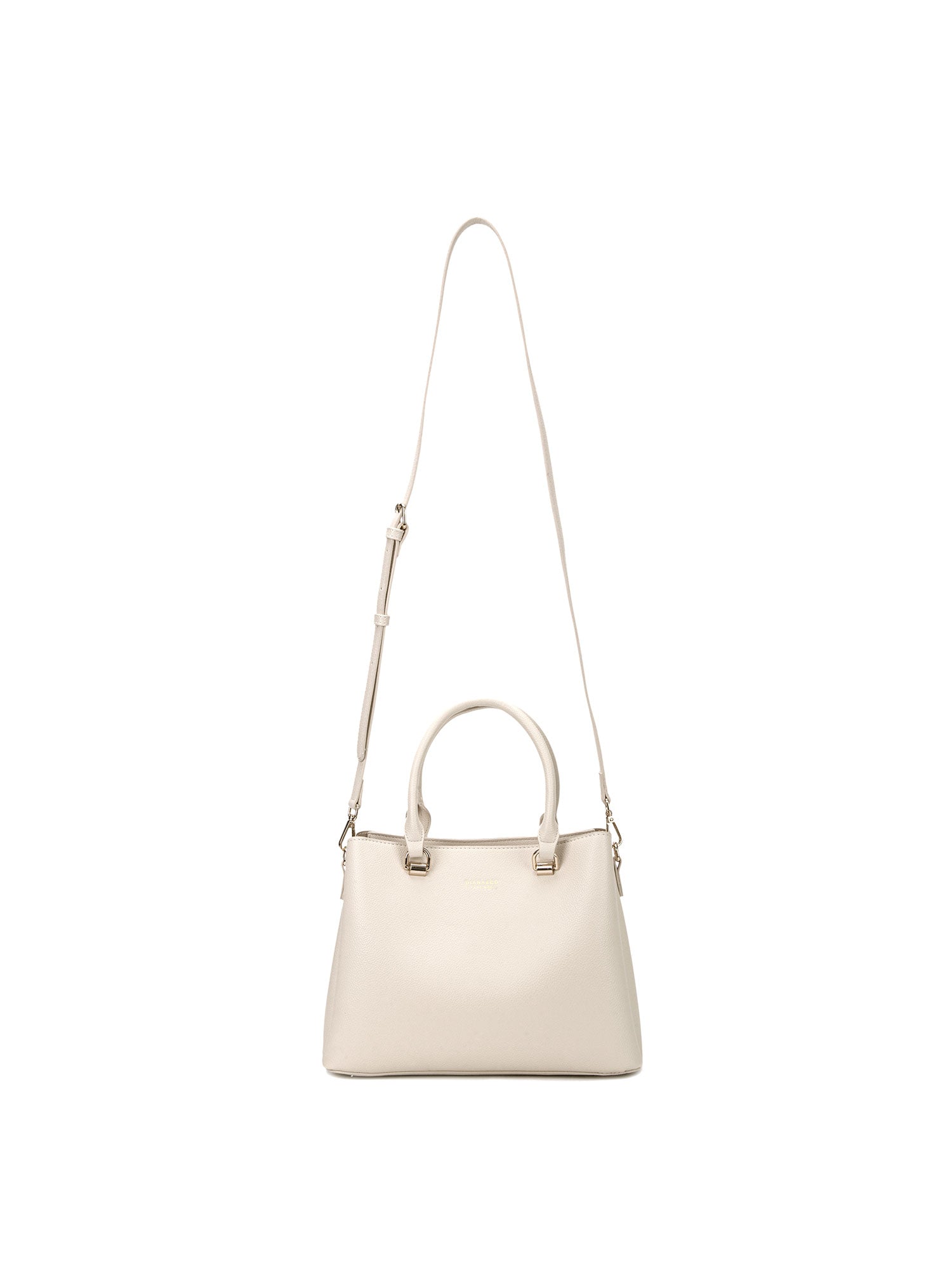 Borsa a mano da donna 100% pelle vegana PU 711-4PT-BEIGE Diana&co
