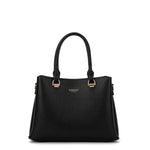 Borsa a mano da donna 100% pelle vegana PU 711-4PT-BLACK Diana&co