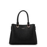 Borsa a mano da donna 100% pelle vegana PU 711-4PT-BLACK Diana&co