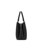 Borsa a mano da donna 100% pelle vegana PU 711-4PT-BLACK Diana&co