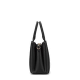 Borsa a mano da donna 100% pelle vegana PU 711-4PT-BLACK Diana&co