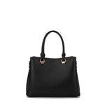 Borsa a mano da donna 100% pelle vegana PU 711-4PT-BLACK Diana&co