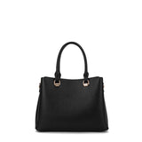 Borsa a mano da donna 100% pelle vegana PU 711-4PT-BLACK Diana&co