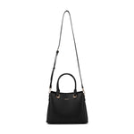 Borsa a mano da donna 100% pelle vegana PU 711-4PT-BLACK Diana&co