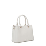 Borsa a mano da donna 100% pelle vegana PU 711-4PT-WHITE Diana&co