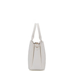 Borsa a mano da donna 100% pelle vegana PU 711-4PT-WHITE Diana&co