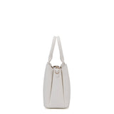 Borsa a mano da donna 100% pelle vegana PU 711-4PT-WHITE Diana&co