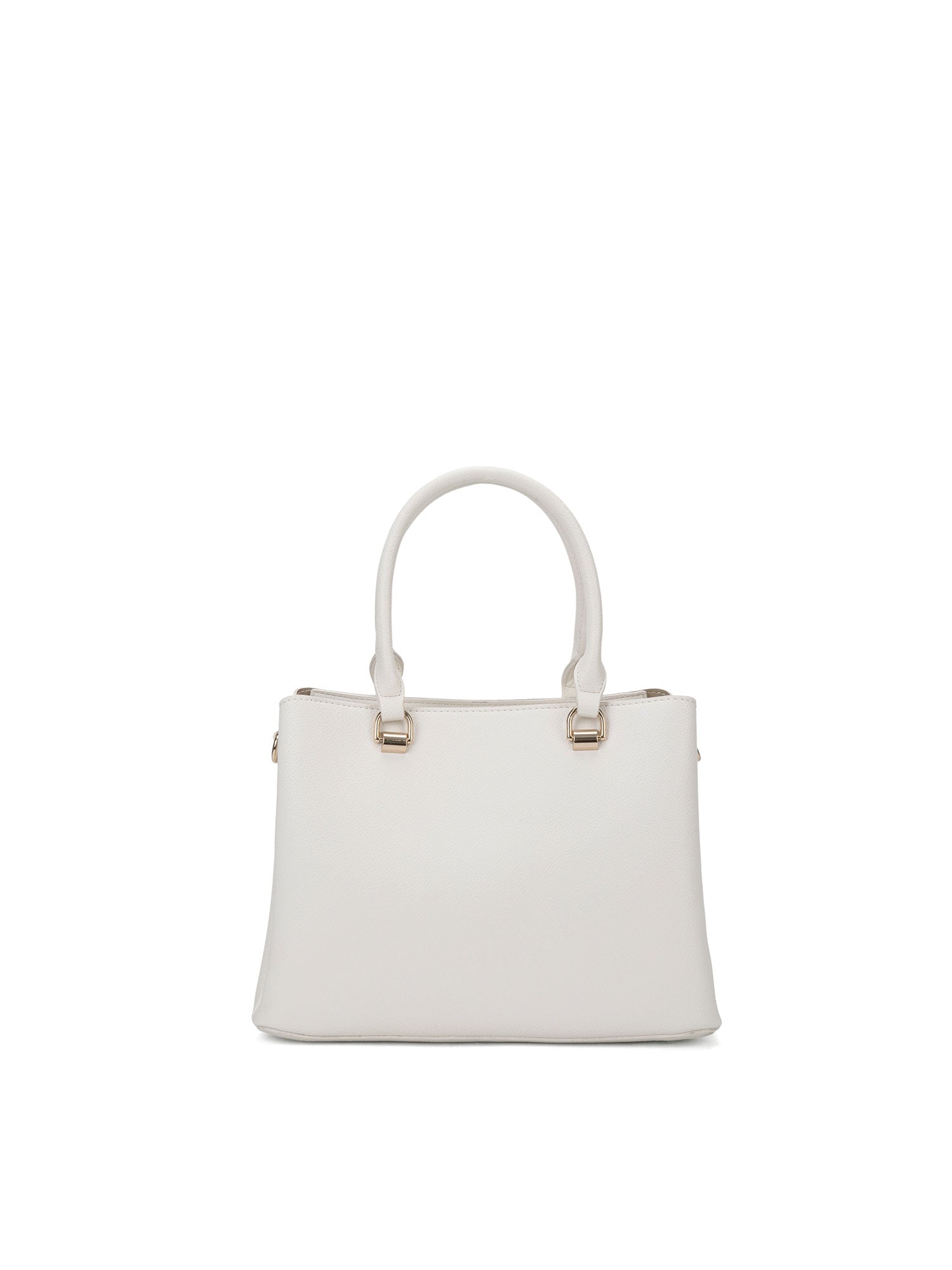Borsa a mano da donna 100% pelle vegana PU 711-4PT-WHITE Diana&co