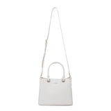 Borsa a mano da donna 100% pelle vegana PU 711-4PT-WHITE Diana&co